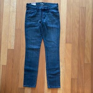 Old Navy The Flirt Mid-Rise Skinny Stretch Jeans Grey Black Sz 2